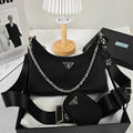 Prada Re-Edition 2005 Re-Nylon Shoulder Bag in Black