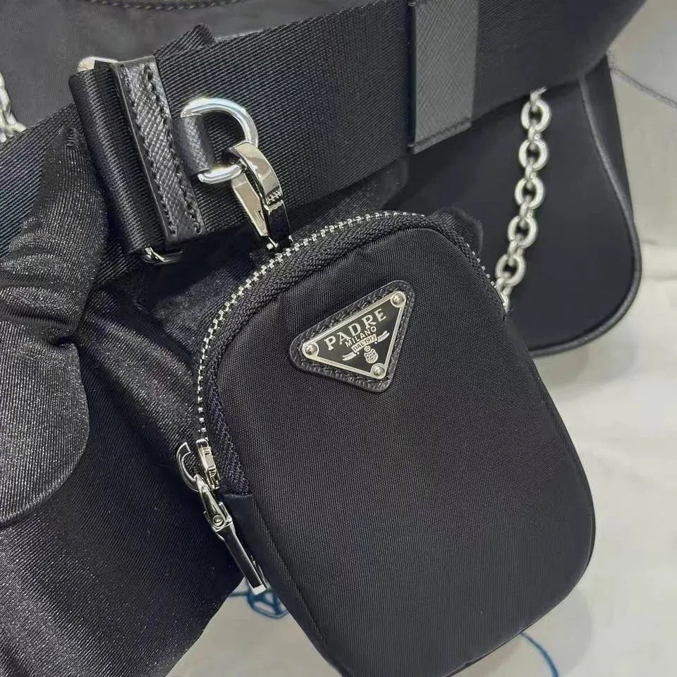 Prada Re-Edition 2005 Re-Nylon Shoulder Bag in Black